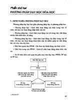 Phương pháp dạy hóa ở trường phổ thông  phần 2