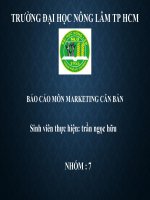 BÁO CÁO CHUYÊN ĐỀ MÁY BÁN HÀNG TỰ ĐỘNG