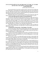 ĐÀO TẠO NGUỒN NHÂN LỰC DU LỊCH THEO NHU CẦU XÃ HỘI – SỰ CẦN THIẾT LIÊN KẾT GIỮA NHÀ TRƯỜNG VÀ DOANH NGHIỆP