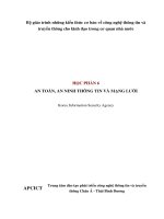 Giáo trình an toàn, an ninh thông tin và mạng lưới