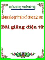 bài giảng toán lớp 5 viết các số đo độ dài dưới dạng  số thập phân