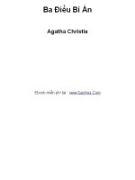 Ba điều bí ẩn   agatha christie ebook miễn phí