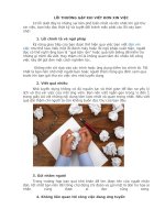 LỖI THƯỜNG gặp KHI VIẾT đơn XIN VIỆC