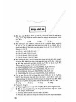 Bộ đề ôn luyện thi trắc nghiệm môn hóa học  phần 2