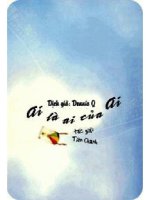 tiểu thuyết ai là ai của ai