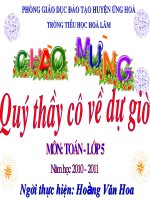 bài giảng toán lớp 5 giới thiệu máy tính bỏ túi