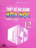 Thiết kế bài giảng hóa học 12 nâng cao (tập 2)  phần 1