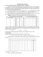 GIẢI BÀI TOÁN Mô hình hóa bậc 1 đầy đủ