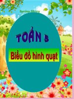 bài giảng toán lớp 5 giới thiệu biểu đồ hình quạt