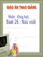 bài giảng khoa học lớp 5 bài 26 đá vôi