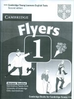 Flyers 1  student book  cambridge young learner english test