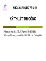 Bài giảng kỹ thuật thi công   chương 7  thi công lắp ghép