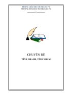 chuyen de tinh nham tinh nhanh tieu hoc