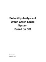 Thesic_suitability analysis of urban green space system based on GIS”