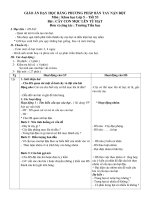 Giáo án minh họa  Dạy học theo phương pháp bàn tay nặn bột lớp 5 bài CÂY CON mọc lên từ hạt