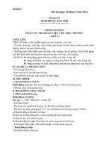 giáo án Lớp 3 tuần 2 năm học 2015 2016 theo mô hình trường học mới vnen Tuần 5   VNEN