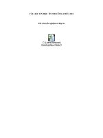 TÀI LIỆU TIN HỌC ÔN THI CÔNG CHỨC 2013