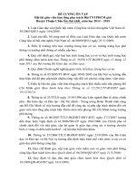 đề cương ôn tập thi giáo viên tổng phụ trách giỏi