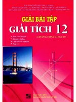 Giải bài tập giải tích 12 chương trình nâng cao  NXB đại học quốc gia 2009 