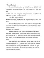 chương trình hội khỏe bé mầm non  