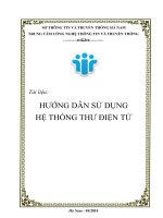 HƯỚNG DẪN SỬ DỤNG HỆ THỐNG THƯ ĐIỆN TỬ