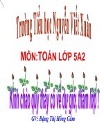 bài giảng toán 5 cộng hai số thập phân