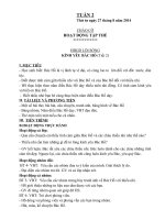 giáo án Lớp 3 tuần 2 năm học 2015 2016 theo mô hình trường học mới vnen Tuần 2   VNEN