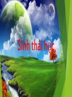 43 câu trả lời vấn đáp môn sinh thái học