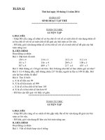 giáo án Lớp 3 tuần 2 năm học 2015 2016 theo mô hình trường học mới vnen Tuần 12   VNEN