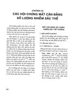 Chuong 15 CÁC HỘI CHỨNG MẤT CÂN BẰNG SỐ LƯỢNG NHIỄM SẮC THỂ