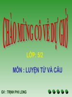 bài giảng luyện từ và câu lơp 5 tuần 34 mở rộng vốn từ quyền và bổn phận