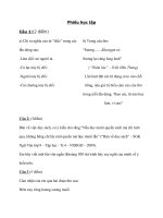 Phiếu học tập ngữ văn 9