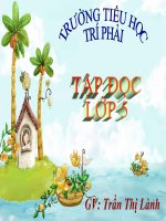 bài giảng tập đọc 5 tuần bài thầy thuốc như mẹ hiền