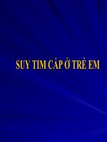 SUY TIM CẤP Ở TRẺ EM