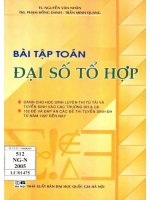 Bài tập toán đại số tổ hợp  NXB đại học quốc gia 2005 