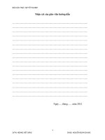 Báo cáo thực thực tập tại công ty TNHH  cơ khí trí cường về phương pháp gia công trên máy CNC