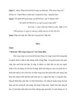 Đề thi học sinh giỏi ngữ văn 9 có lời giải