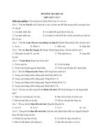 ĐỀ KIỂM TRA 90 PHÚT NGỮ VĂN LỚP 7