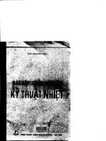 bài tập trắc nghiệm kỹ thuật nhiệt lời giải chi tiết phía sau