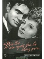 bức thư của người đàn bà không quen  stefan zweig