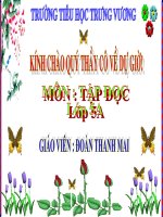 bài giảng tập đọc lớp 5 nghĩa thầy trò