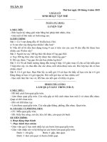 giáo án Lớp 3 tuần 2 năm học 2015 2016 theo mô hình trường học mới vnen Tuần 33   VNEN