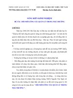 ĐỔI mới CÔNG tác QUẢN lý TRONG NHÀ TRƯỜNG 