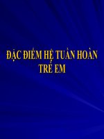 ĐẶC ĐIỂM HỆ TUẦN HOÀN TRẺ EMTRẺ EM