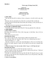 giáo án Lớp 3 tuần 2 năm học 2015 2016 theo mô hình trường học mới vnen Tuần 1   VNEN