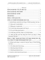 THỰC TRẠNG KẾ TOÁN CÁC PHẦN HÀNH CHỦ YẾU CỦA CÔNG TY TNHH NEWFOLDER VIỆT NAM