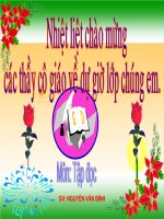 bài giảng tập đọc 5 tuần 25 cửa sông