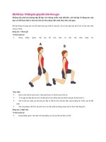 Bài thể dục 10 động tác giúp đôi chân thon gọn