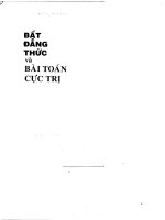Bất đẳng thức và bài toán cực trị 