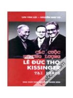 các cuộc thương lượng lê đức thọ